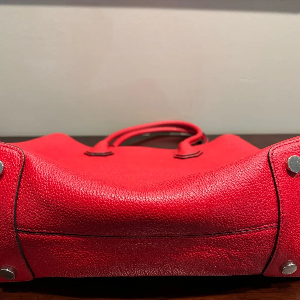 Michael Kors Vibrant Red Tote Bag - Picture 7 of 11